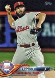 2018 Topps Base Set Jake Arrieta #606 card