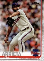 2019 Topps Base Set Jake Arrieta #144 card