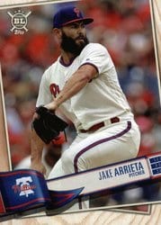 2019 Topps Big League Base Set Jake Arrieta #88 card