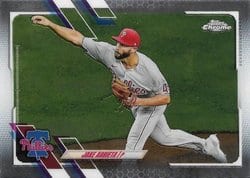 2021 Topps Chrome Base Set Jake Arrieta #106 card
