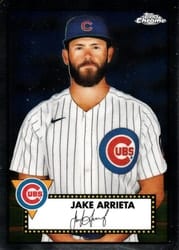 2021 Topps Chrome Platinum Anniversary Base Set Jake Arrieta #297 card