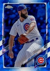 2021 Topps Chrome Update Sapphire Edition Base Set Jake Arrieta #US311 card
