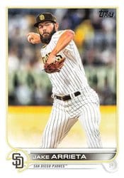 2022 Topps Base Set Jake Arrieta #214 card