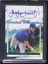 2025 Panini Impeccable Award Winning Autographs Jake Arrieta #9 card