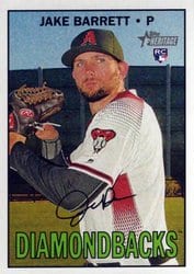 2016 Topps Heritage Base Set Jake Barrett #636 card