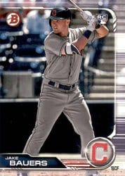 2019 Bowman Base Set Jake Bauers #76 card