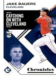 2019 Panini Chronicles Base Set Jake Bauers #40 card