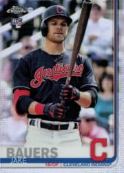 2019 Topps Chrome Base Set Jake Bauers #71b card