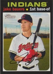 2020 Topps Heritage Base Set Jake Bauers #692 card