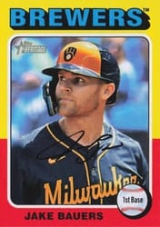 2024 Topps Heritage Base Set Jake Bauers #539 card