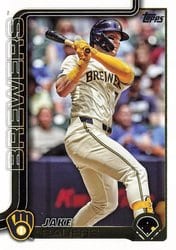 2025 Topps Base Set Jake Bauers #618 card