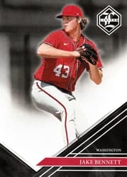 2023 Panini Chronicles Limited Jake Bennett #26 card