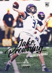 2019 Panini Luminance Base Set Jake Browning #142 card
