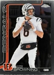 2025 Topps Chrome Base Set Jake Browning #63 card