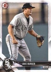 2018 Bowman Prospects Jake Burger #BP37 card