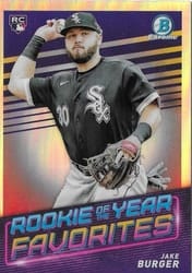 2022 Bowman ROY Favorites Jake Burger #ROYF-6 card