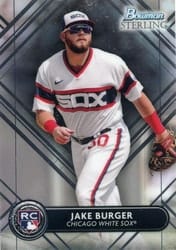 2022 Bowman Sterling Base Set Jake Burger #BSR-44 card