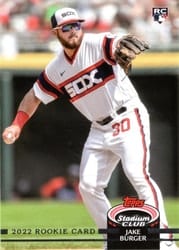 2022 Stadium Club Base Set Jake Burger #157b card