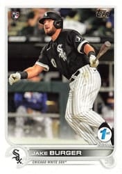 2022 Topps 1st Edition Base Set Jake Burger #186 card