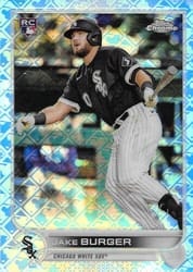 2022 Topps Chrome Logofractor Edition Base Set Jake Burger #13 card