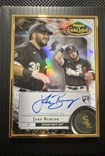 2022 Topps Gold Label Framed Autographs Jake Burger #FA-JB
