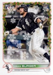 2022 Topps Holiday Base Set Jake Burger #HW81 card