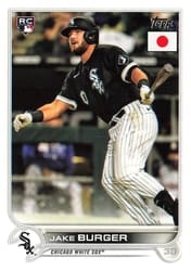 2022 Topps Japan Edition Base Set Jake Burger #107 card