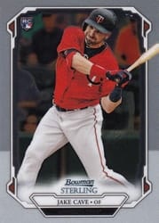2019 Bowman Sterling Base Set Jake Cave #BSR-65 card