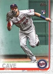 2019 Topps Base Set Jake Cave #576 card