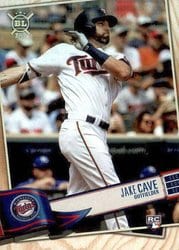 2019 Topps Big League Base Set Jake Cave #9 card
