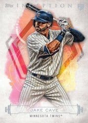 2019 Topps Inception Base Set Jake Cave #55 card