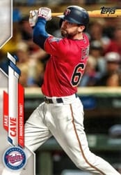 2020 Topps Base Set Jake Cave #525 card