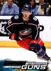 2022-23 Upper Deck Base Set Jake Christiansen #221 card