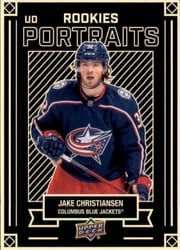 2022-23 Upper Deck UD Portraits Jake Christiansen #P-54 card