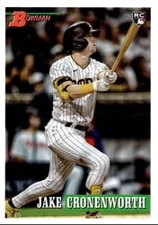 2021 Bowman Heritage Base Set Jake Cronenworth #74 card
