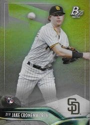 2021 Bowman Platinum Base Set Jake Cronenworth #89 card