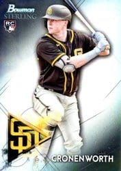 2021 Bowman Sterling Base Set Jake Cronenworth #BSR-96 card