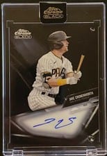 2021 Topps Chrome Black Autographs Jake Cronenworth #CBA-JCR card