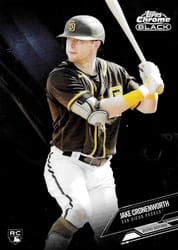 2021 Topps Chrome Black Base Set Jake Cronenworth #57 card