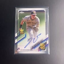 2021 Topps Chrome Rookie Autographs Jake Cronenworth #RA-JC card