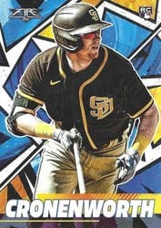 2021 Topps Fire Base Set Jake Cronenworth #70 card