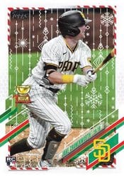 2021 Topps Holiday Base Set Jake Cronenworth #HW110 card