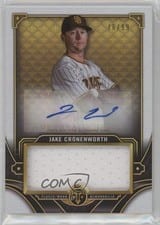 2022 Topps Triple Threads Autograph Single Jumbo Relics Jake Cronenworth #ASJR-JC card