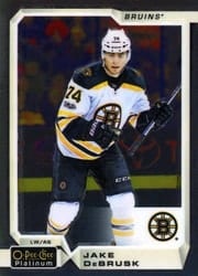 2018-19 O-Pee-Chee Platinum Base Set Jake DeBrusk #33 card