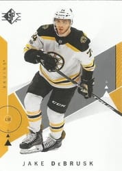2018-19 SP Base Set Jake DeBrusk #27 card