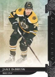 2019-20 Upper Deck Artifacts Base Set Jake DeBrusk #86 card