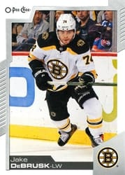 2020-21 O-Pee-Chee Base Set Jake DeBrusk #255 card