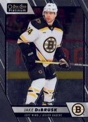 2023-24 O-Pee-Chee Platinum Base Set Jake DeBrusk #44 card