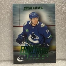 2025-26 Upper Deck Credentials Front Row Talent Jake DeBrusk #FRT-13 card