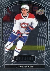 2020-21 Upper Deck Allure Base Set Jake Evans #76 card